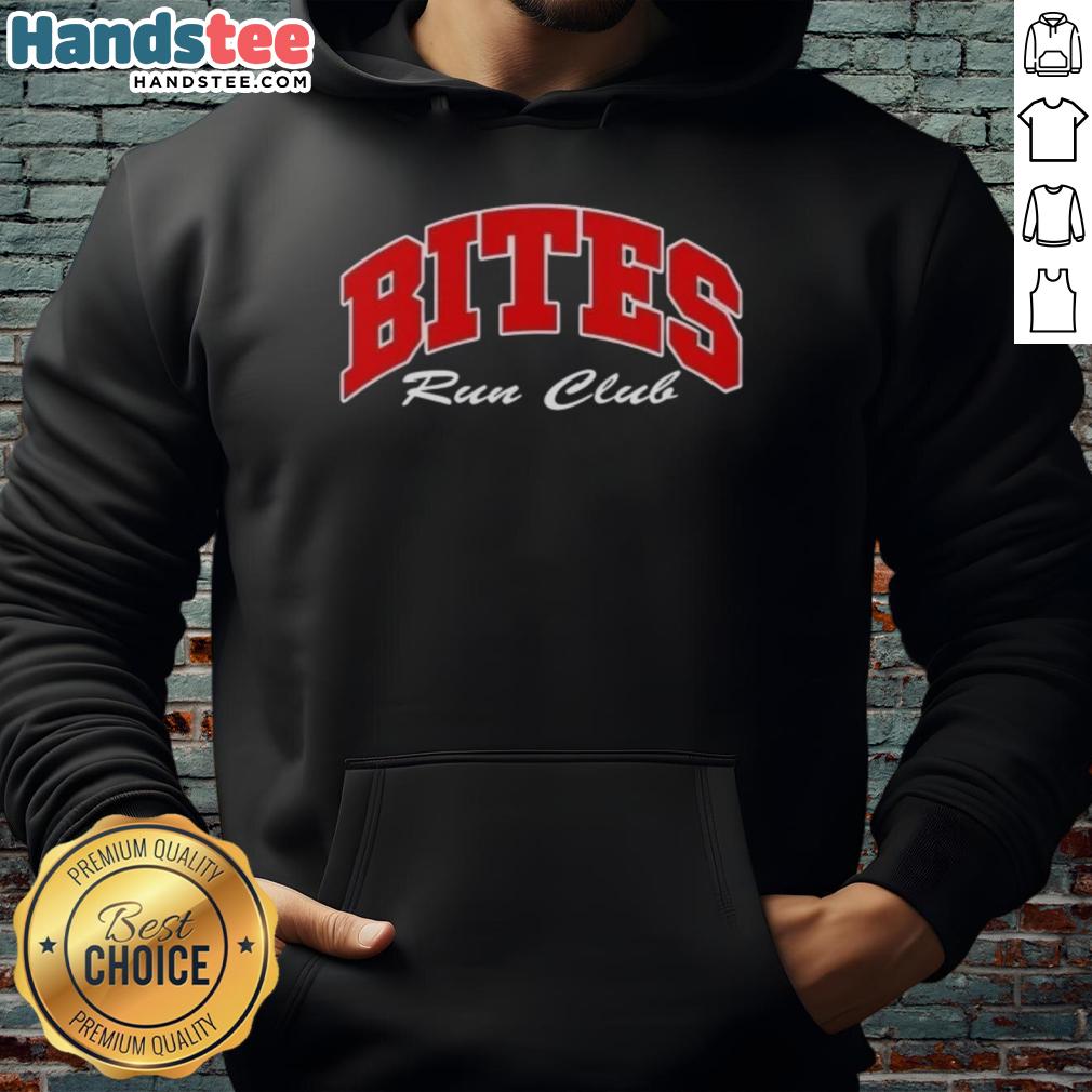 Good Bites Run Club Volume 2 Hoodie in vibrant colors, perfect for runners seeking stylish, comfortable activewear.