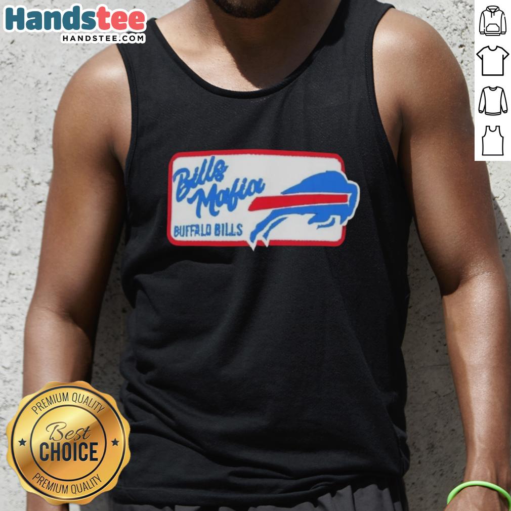 Good Josh Allen Buffalo Bills tank top featuring the Bills Mafia logo, perfect for fans supporting their team.