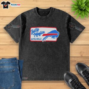 Good Josh Allen Buffalo Bills T-shirt featuring the Bills Mafia logo, perfect for fans showcasing team pride.