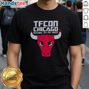 Good Tfcon Chicago Bulls T-Shirt for October 24-26, 2025 event, featuring vibrant graphics and stylish design.