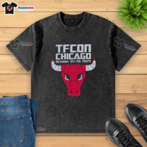 Good TFCon Chicago Bulls washed t-shirt from October 24-26, 2025, featuring a stylish design for fans and collectors.