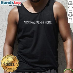 Nice Arsenal 92-94 home tank top featuring classic red design and iconic club logo, perfect for fans and collectors.