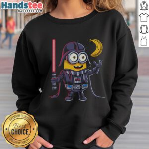 Premium Banana Wars Sweatshirt in vibrant yellow, featuring a playful graphic design perfect for casual wear.