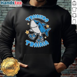 Premium Brainrot Tralalero Tralala Hoodie in vibrant colors, showcasing a stylish design perfect for casual wear.