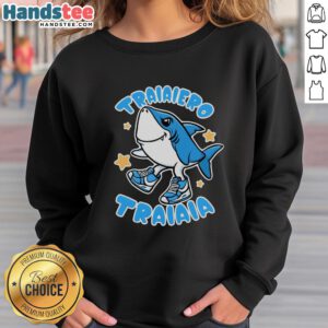 Premium Brainrot Tralalero Tralala Sweatshirt in vibrant colors, showcasing stylish design and comfortable fit for casual wear.