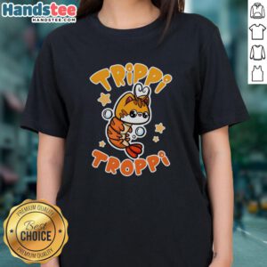Premium Brainrot Trippi Troppi Ladies Tee featuring vibrant colors and trendy design, perfect for casual wear.
