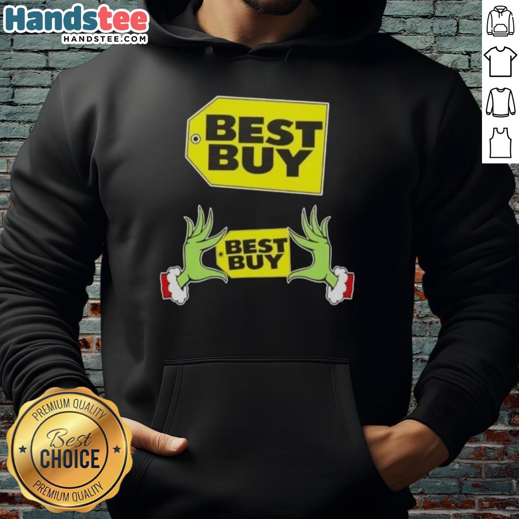 Alt Text: Premium Grinch Hands Love Best Buy Christmas Hoodie featuring festive design and vibrant colors for holiday cheer.