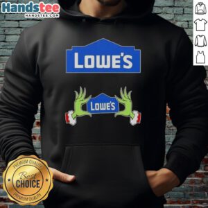 Alternative view of Premium Lowe's X Grinch Hands Merry Christmas T-Shirt
