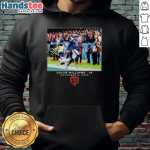 Caleb Williams Chicago Bears NFL hoodie featuring vibrant design, perfect for Week 10 fans and collectors.