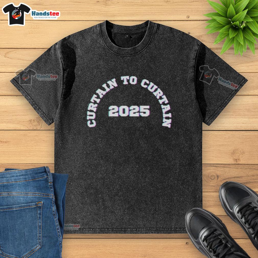 Alt Text: Official Curtain to Curtain CTC 2025 washed t-shirt in vibrant colors, showcasing a trendy casual style for fans.