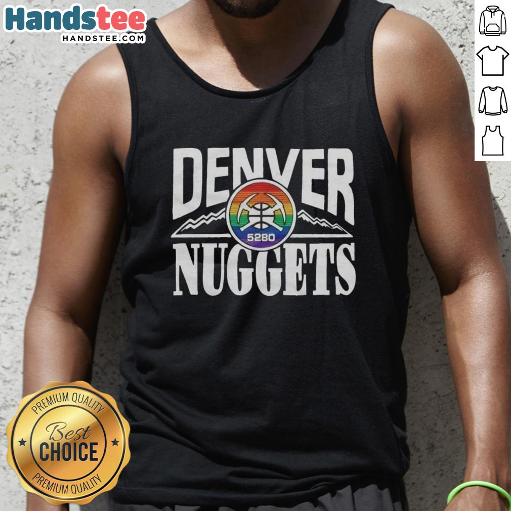 Alt Text: Official Denver Nuggets City Edition 2025 tank top featuring team colors and logo, perfect for fans and summer wear.