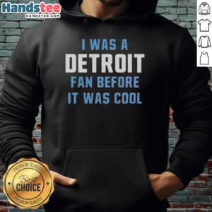 Alt Text: Original Detroit Lions fan hoodie design, showcasing pride before it was cool, perfect for die-hard fans.