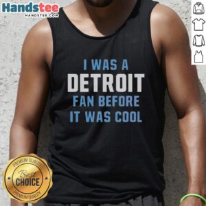 Original Detroit Lions fan tank top design, perfect for showcasing your team pride before it was cool.