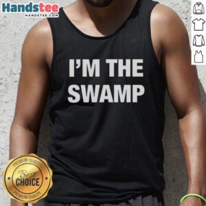 Original I'm The Swamp Tank Top featuring a trendy design, perfect for casual wear and summer outings.