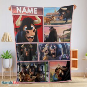 Premium Ferdinand And Friends The Gentle Bull's Journey Blanket Fleece Customized Blanket