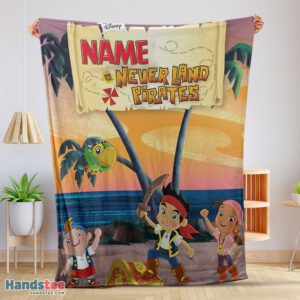 Premium Jake And The Never Land Pirates Blanket Fleece Customized Blanket