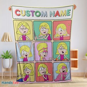 Premium Lizzie McGuire Cartoon Character Blanket Fleece Customized Blanket