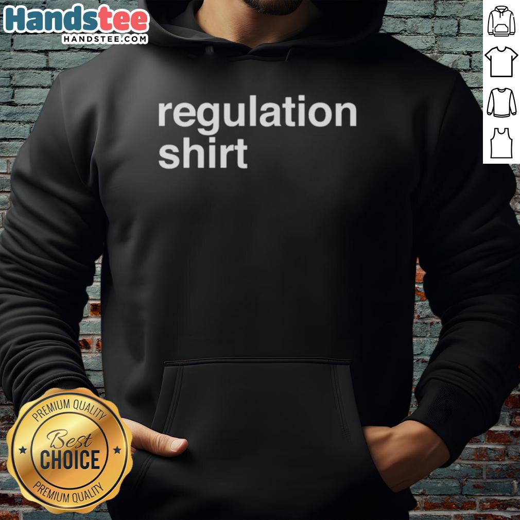 Awesome Regulation Hoodie in navy blue, featuring a stylish design and comfortable fit for everyday wear.