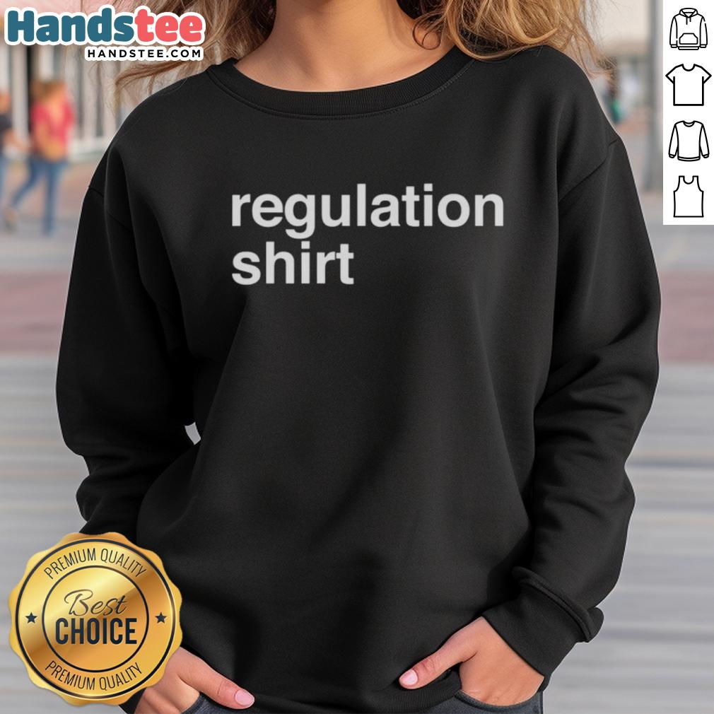 Stylish Awesome Regulation Sweatshirt in cozy fabric, perfect for casual wear and staying comfortable all day.
