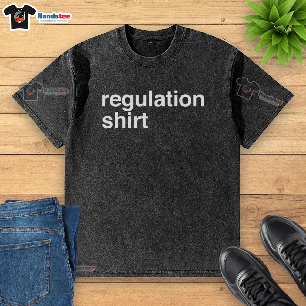 Awesome Regulation Washed T-Shirt in soft cotton, featuring a relaxed fit and stylish design, perfect for casual wear.
