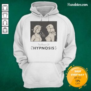 Two girls wearing 'Awesome Two Girls The Power of Hypnosis' hoodie, showcasing a trendy and unique style.