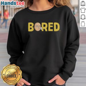 Alt Text: Funny One Punch Man Saitama OK meme sweatshirt showcasing the bored hero in a playful design.