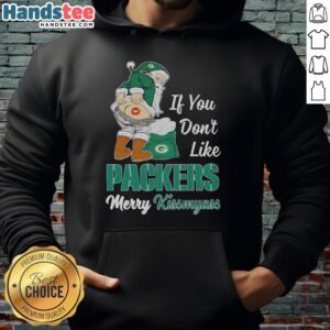 Funny Xmas hoodie featuring Santa Claus and Green Bay Packers theme, perfect for football fans who love holiday humor.