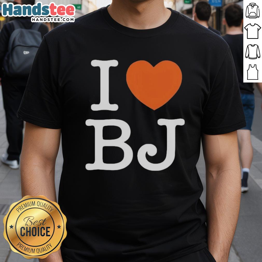 Good I Love Bj Chicago Bears T-Shirt featuring a bold design, perfect for die-hard Chicago Bears fans.