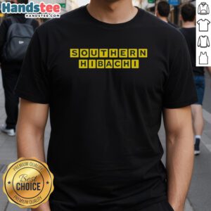 Good Southern Hibachi T-Shirt featuring vibrant graphics and a stylish design perfect for hibachi lovers and Southern cuisine fans.