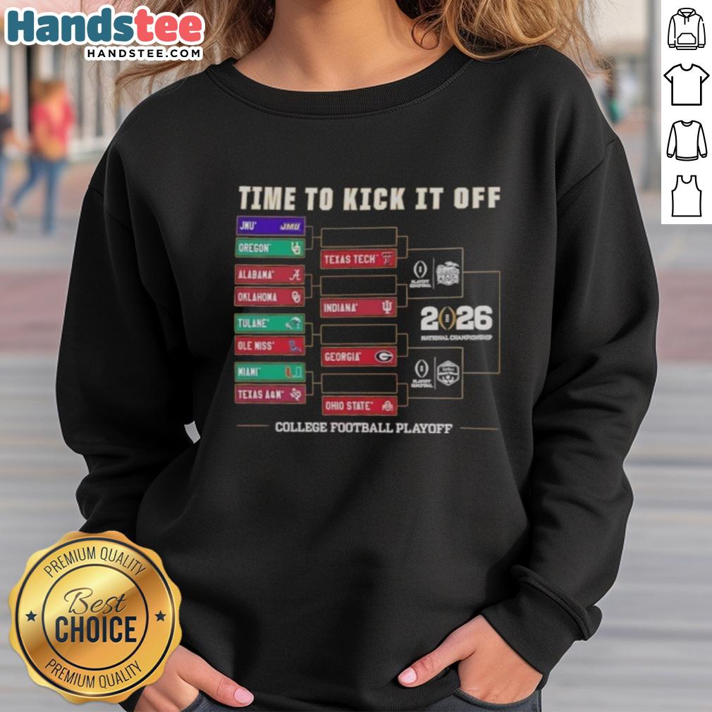Cozy college football playoff 2025-26 sweatshirt, perfect for game day and showing team spirit.
