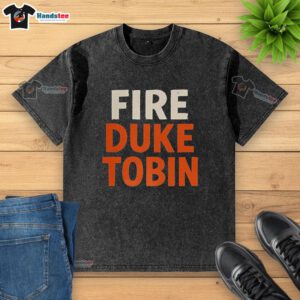 Hot Fire Duke Tobin Washed T-Shirt in a stylish design, perfect for fans looking to showcase their team spirit.