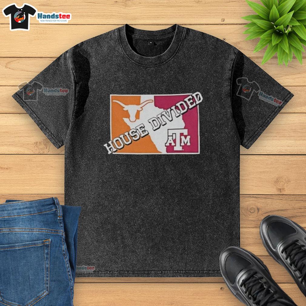 Texas Longhorns vs Texas A&M Aggies washed t-shirt, perfect for fans of this heated college football rivalry.