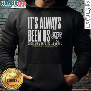 Texas A&M Aggies 2025 Womens Volleyball National Champions hoodie, featuring a bold design celebrating the team's victory.