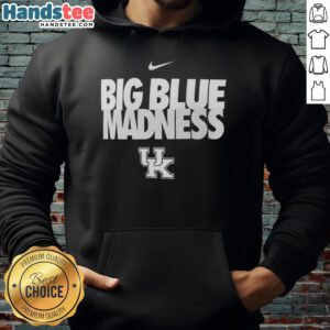 Hot Kentucky Wildcats Basketball Big Blue Madness Nike logo hoodie, perfect for fans supporting their team.