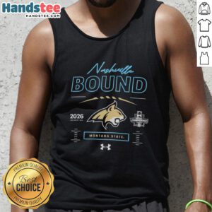 Hot Montana State Bobcats Nashville Bound neon lights tank top design for 2026, vibrant colors and stylish graphics.
