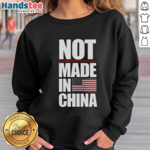 Stylish Hot Not Made in China Sweatshirt in vibrant colors, perfect for trendy casual wear and expressing individuality.