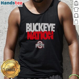 Hot Ohio State Buckeyes tank top featuring Nike logo, perfect for Buckeye Nation fans and game day apparel.