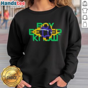 Hot Skepta Boy Better Know sweatshirt featuring the Brazil flag, perfect for fans of UK rap and streetwear style.