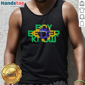 Alt Text: Hot Skepta Boy Better Know tank top featuring Brazil flag design, perfect for summer streetwear style.