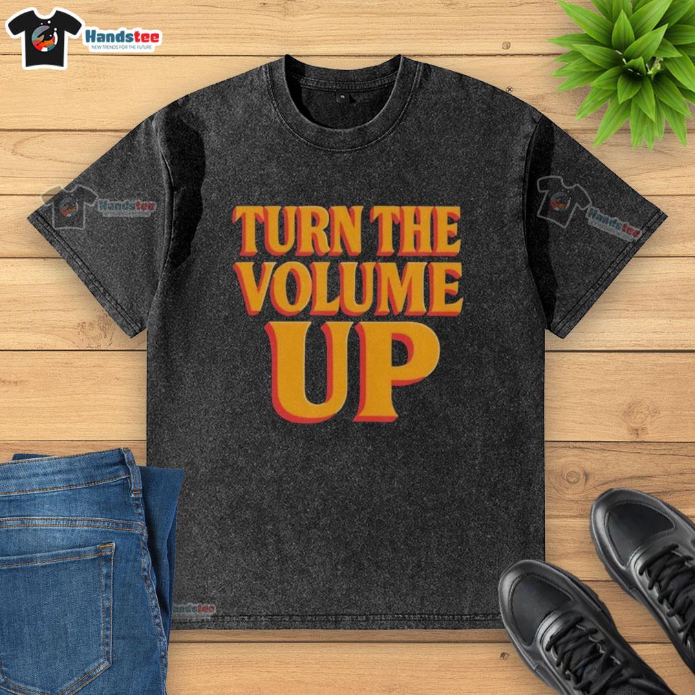 Hot Turn The Volume Up Zohran Mamdani washed t-shirt in vibrant colors, perfect for casual and trendy outfits.