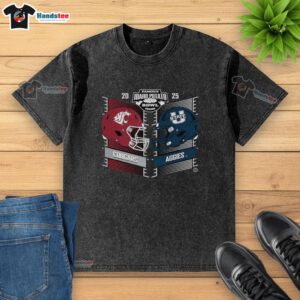 2025 Famous Idaho Potato Bowl t-shirt featuring Hot Washington State Cougars vs Utah State Aggies design.