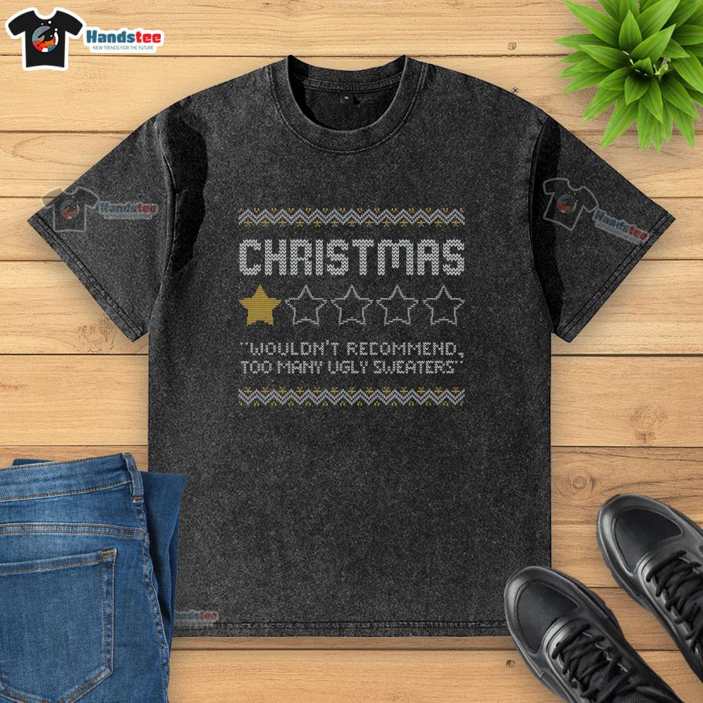 Nice Christmas Review washed t-shirt featuring festive graphics and comfortable fit, perfect for holiday celebrations.