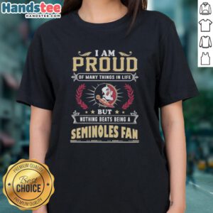 Florida State Seminoles fan ladies tee showcasing pride in being part of the Seminoles community and culture.