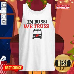 Nice In Bussi We Trussi Carolina Hurricanes tank top featuring team colors and logo, perfect for fans and summer wear.