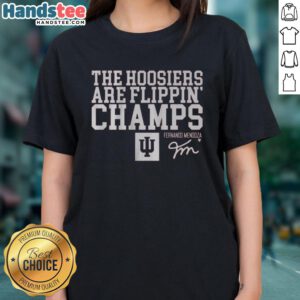 Nice Indiana Football Fernando Mendoza tee celebrating The Hoosiers as champions, perfect for fans and supporters.