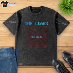 Nice Lil Baby and the Leaks Encrypted Text washed t-shirt featuring a stylish design for trendy fans.