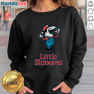 Cozy sweatshirt featuring cute mushrooms for gamers, perfect for food lovers and casual wear. Nice Little Mushrooms design.