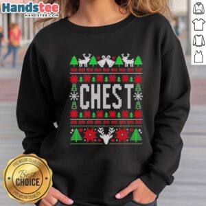 Cozy Nice Liz Langston Christmas sweatshirt featuring festive designs, perfect for holiday celebrations and winter warmth.