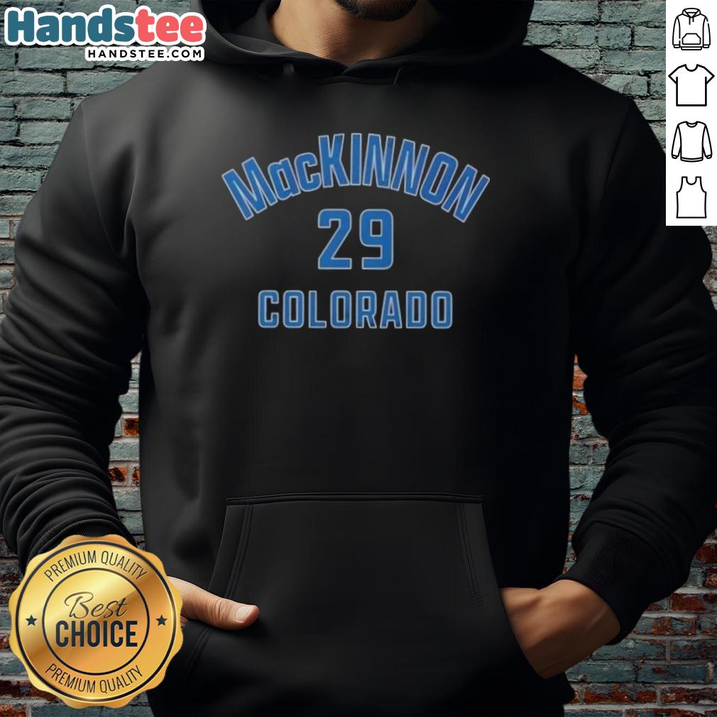 Nice Nathan Mackinnon Colorado hoodie featuring name and number 29, perfect for hockey fans and team spirit.
