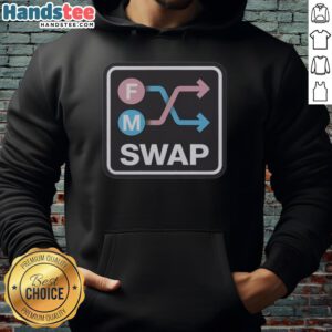 Nice Swap FM logo hoodie featuring a stylish design, perfect for fans of the Nice Swap FM community and casual wear.